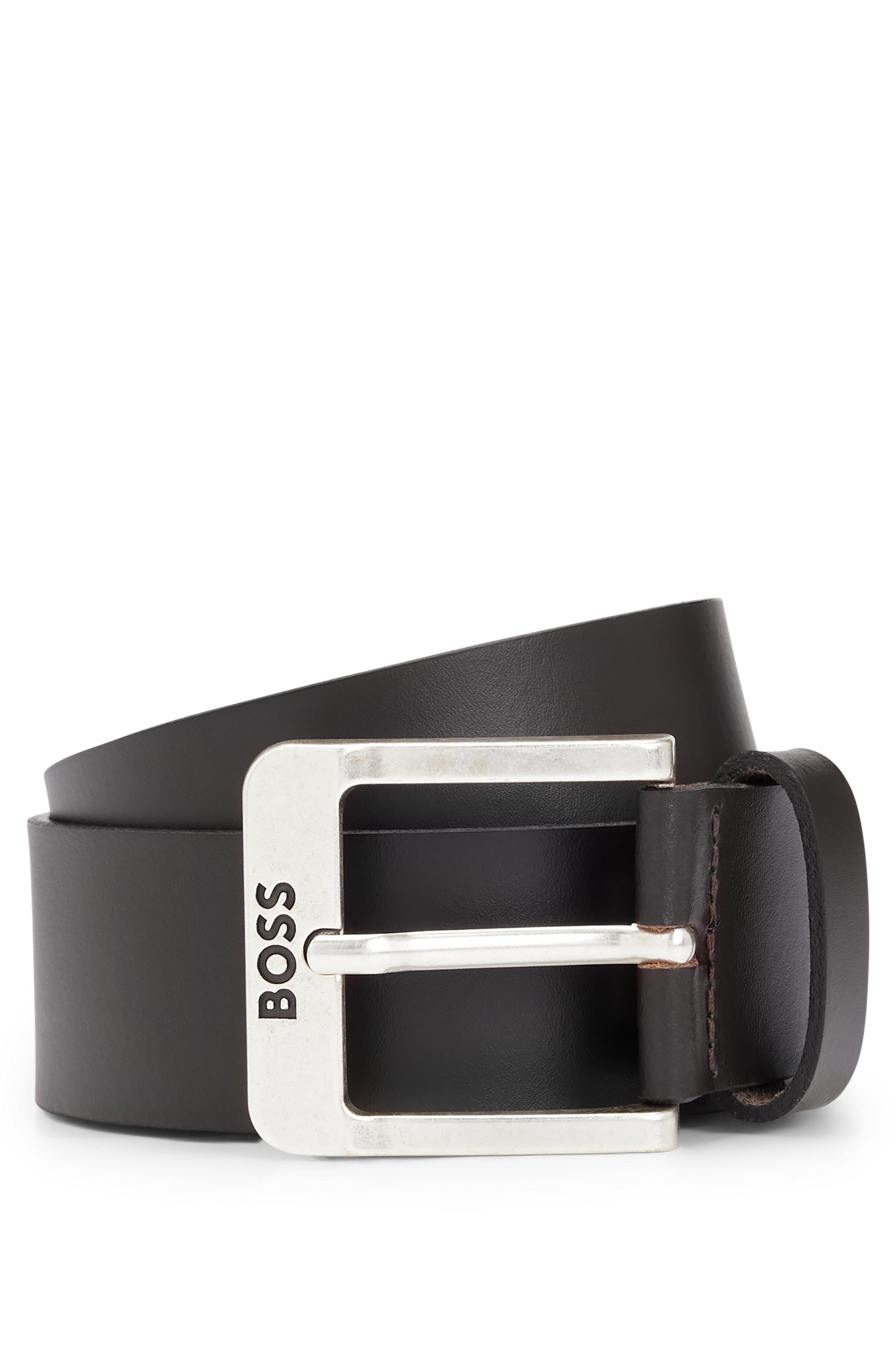 BOSS Ledergürtel Jemio_Sz40 mit BOSS Schriftzug günstig online kaufen