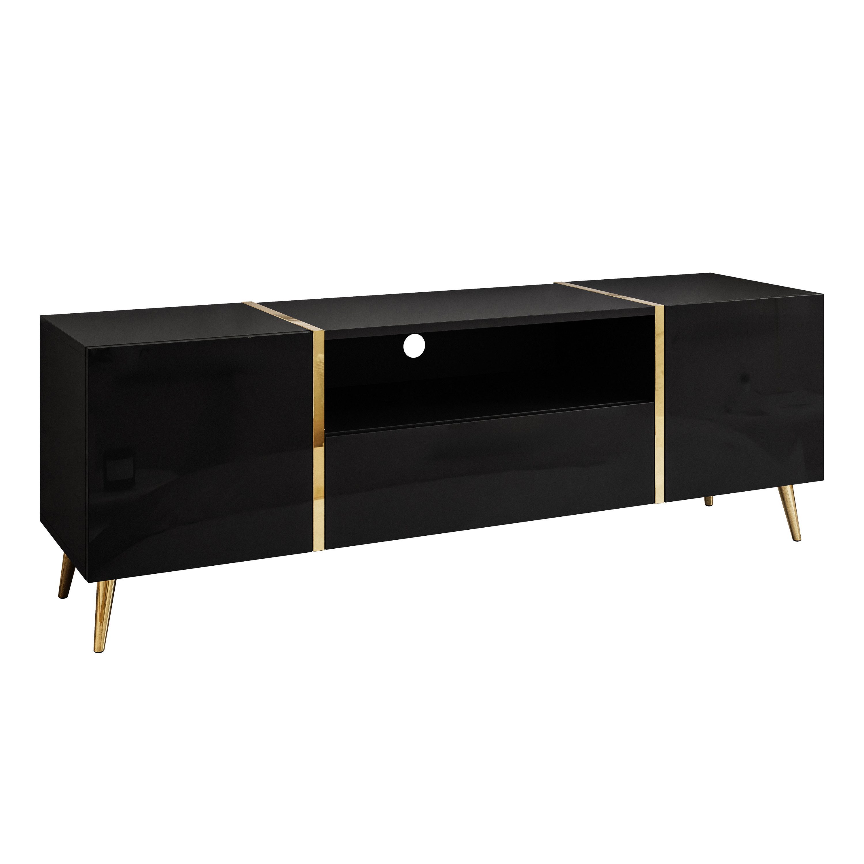 Lookway Lowboard ONYX TV-Schrank auf goldenen günstig online kaufen