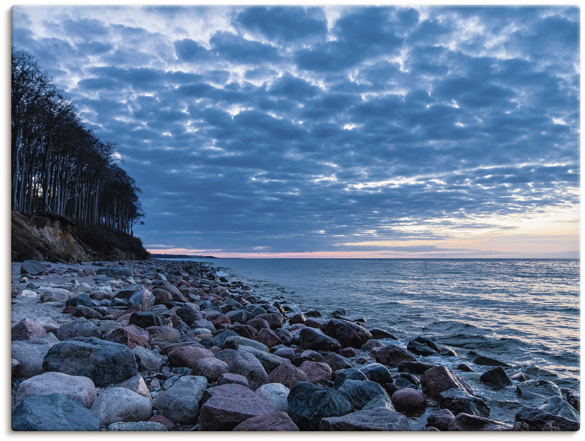 Artland Wandbild »Steine an der Küste der Ostsee«, Küste, (1 St.), als Lein günstig online kaufen