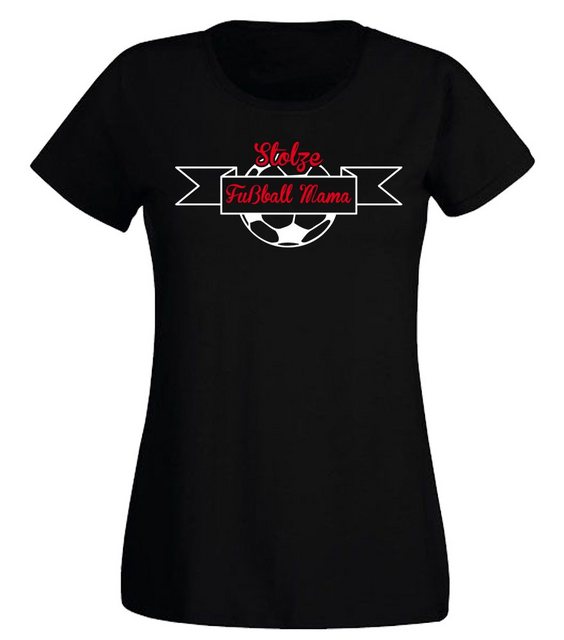 G-graphics T-Shirt Damen T-Shirt - Stolze Fußball Mama mit trendigem Frontp günstig online kaufen