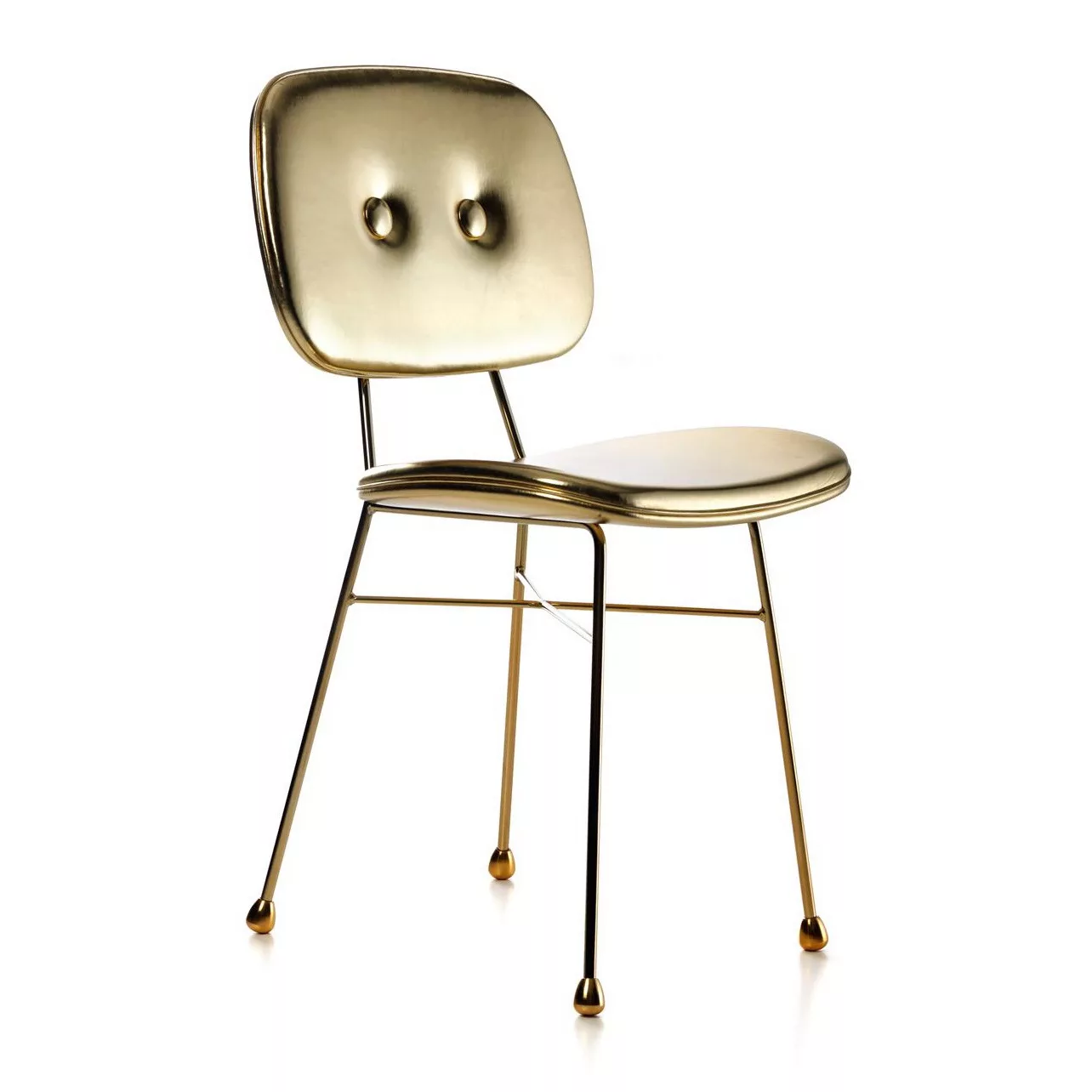 Moooi - Golden Chair - gold/glänzend/Synthetik Leder/20.000 Martindale günstig online kaufen