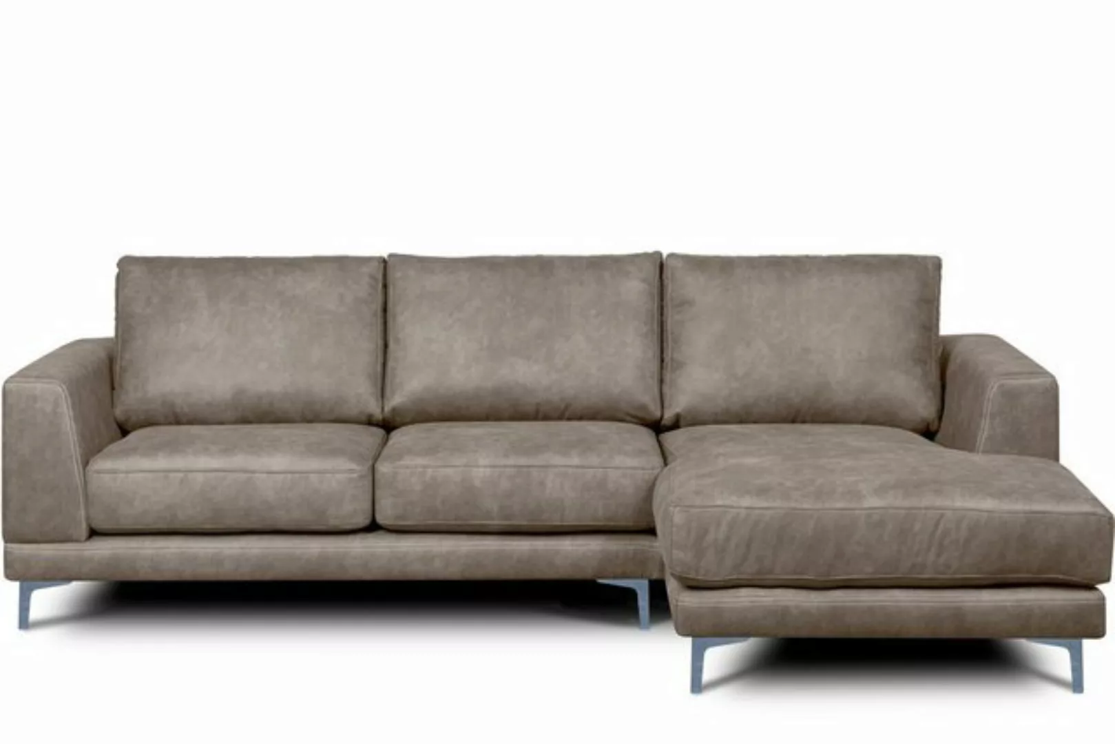 KONSIMO Ecksofa HOLCO Ecksofa rechts, zeitloses Design, hohe Beine, Öko-Led günstig online kaufen