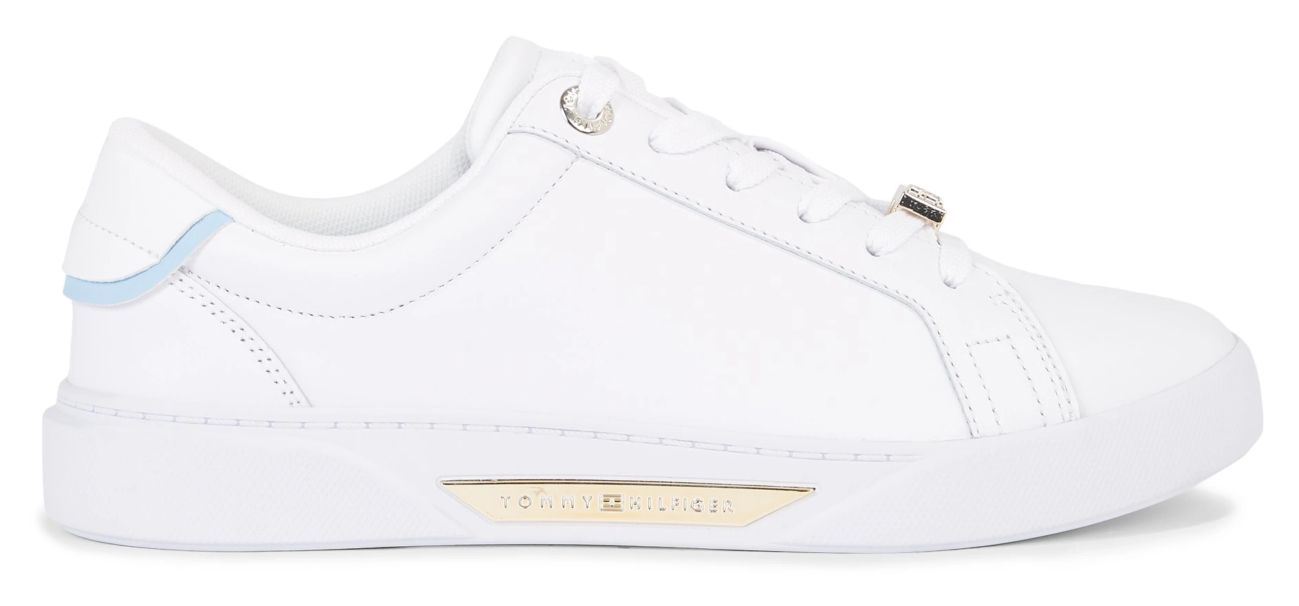 Tommy Hilfiger Plateausneaker "GOLDEN HW COURT SNEAKER", goldfarbenem Detai günstig online kaufen