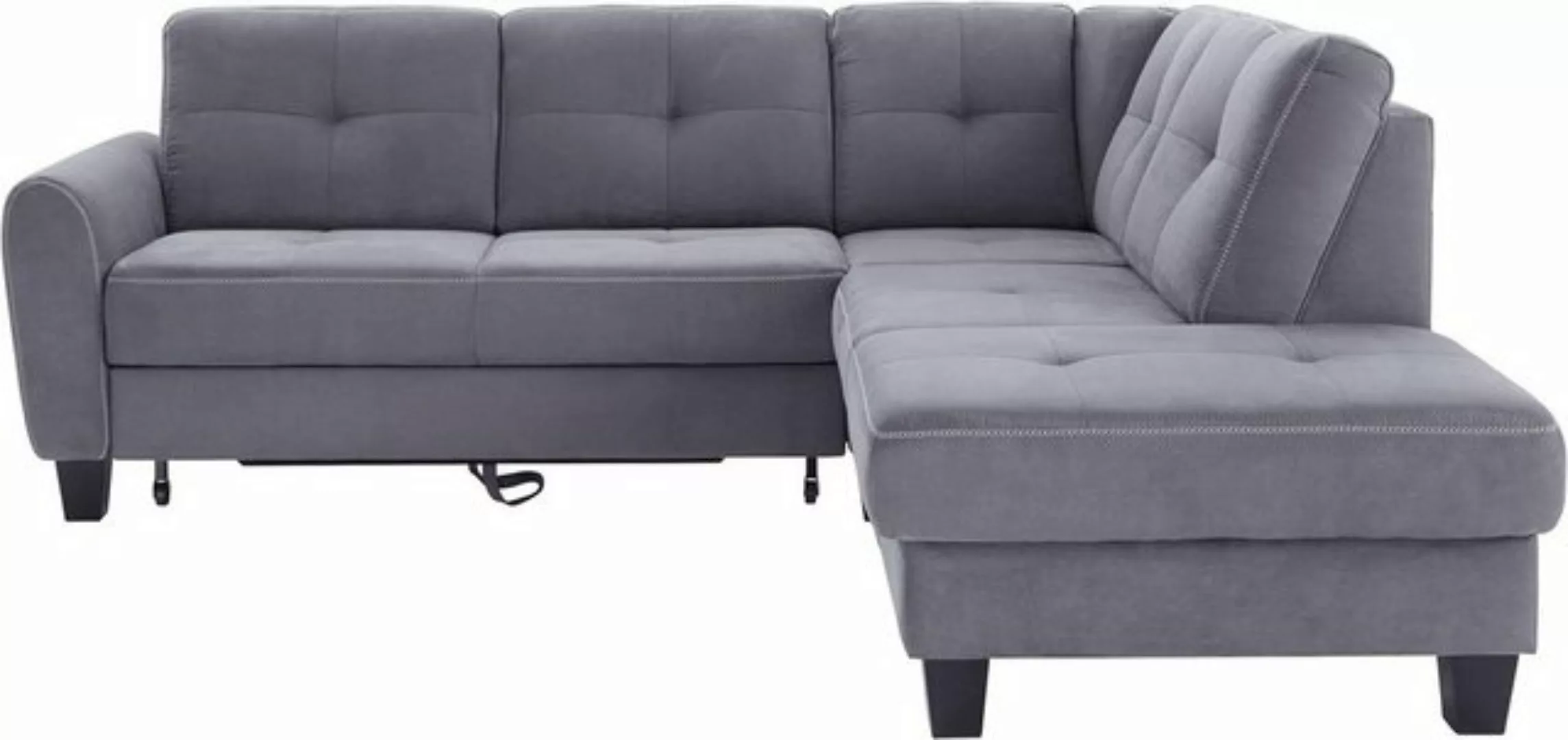 sit&more Ecksofa Varese L-Form, mit Federkern, wahlweise mit Bettfunktion u günstig online kaufen