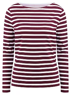 Ringel-Shirt BASLER lila günstig online kaufen