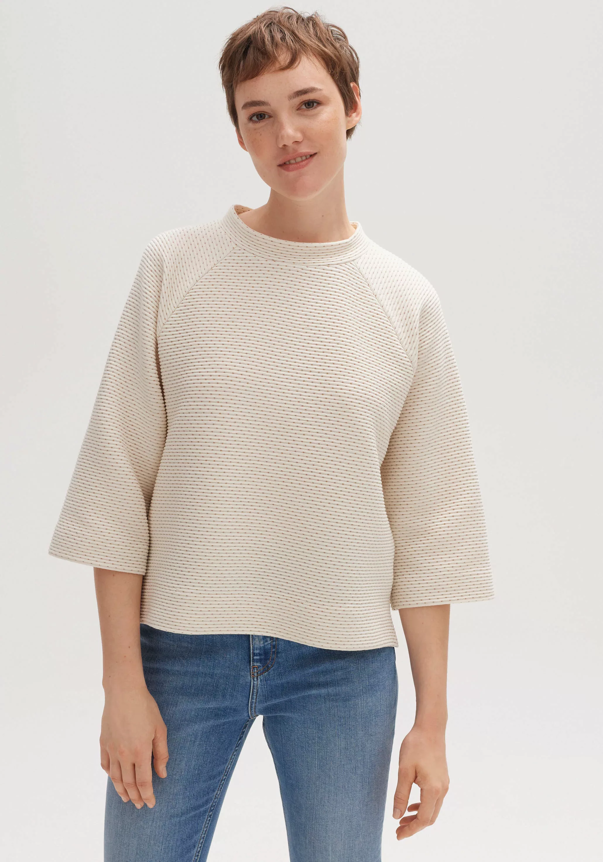 OPUS Sweatshirt "Gulwe", mit rundem Kragen günstig online kaufen
