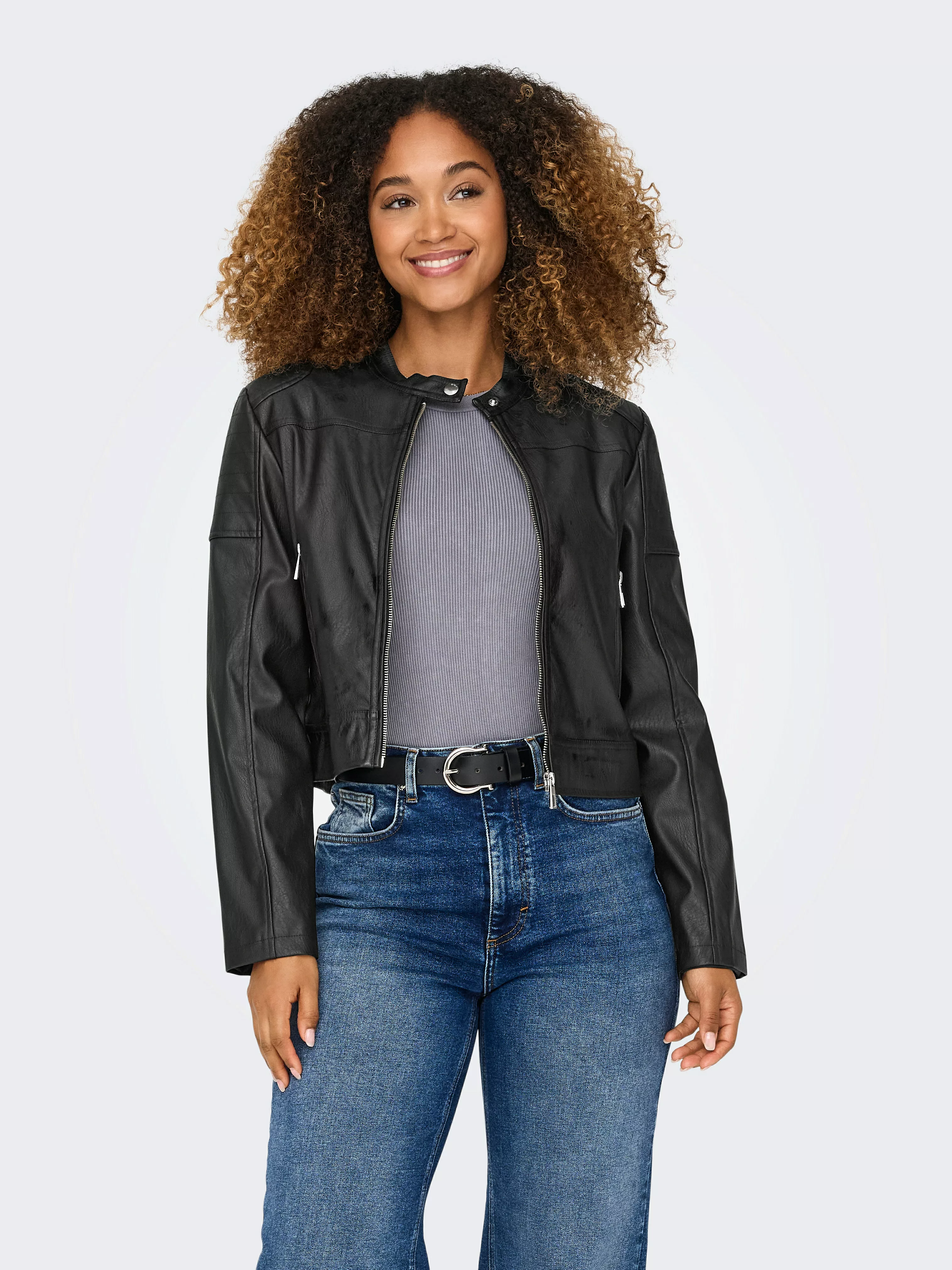 ONLY Lederimitatjacke ONLAMIA FAUX LEATHER MOTO JACKET CC OTW günstig online kaufen