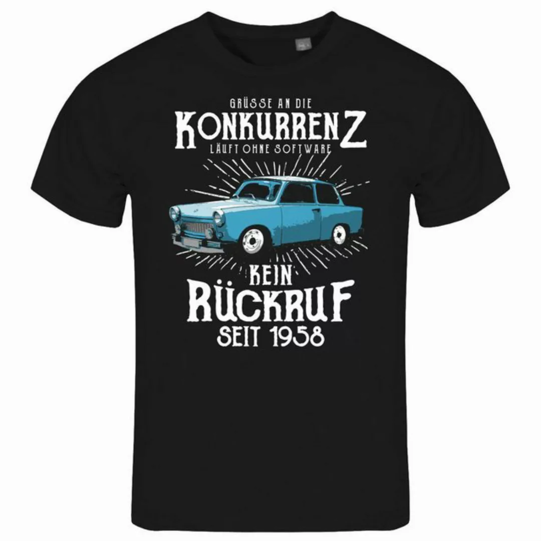 deinshirt Print-Shirt Herren T-Shirt Grüße an die Konkurrenz Funshirt mit M günstig online kaufen