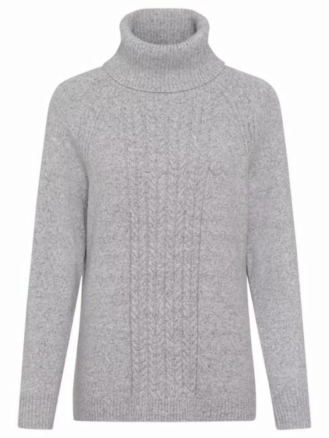 Olsen Rollkragenpullover Pullover mit klassisches Zopfmuster mit Zopfmuster günstig online kaufen