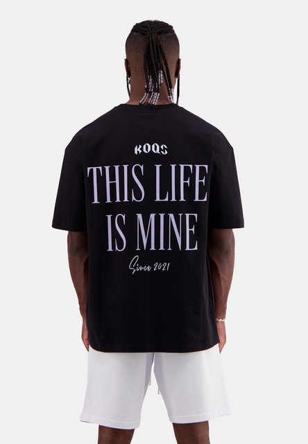 KOQS T-Shirt "This Life is mine günstig online kaufen