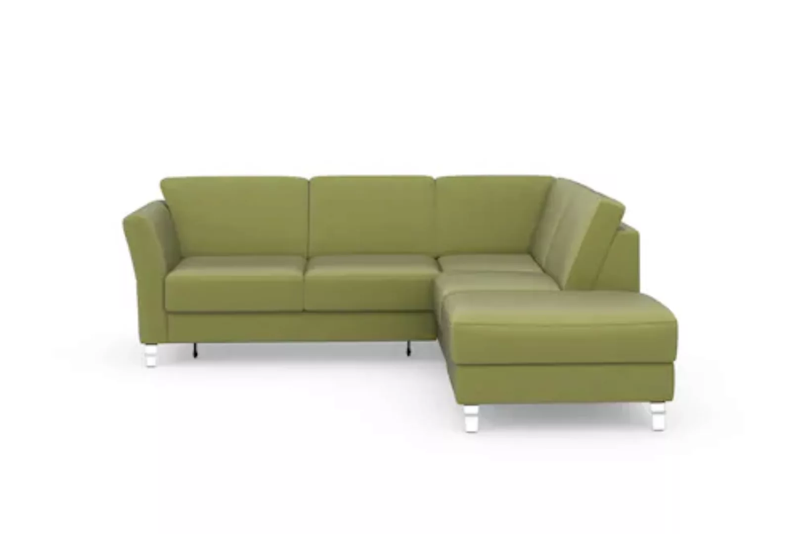 sit&more Ecksofa »Visby L-Form«, Wahlweise mit Bettfunktion und Stauraum, f günstig online kaufen