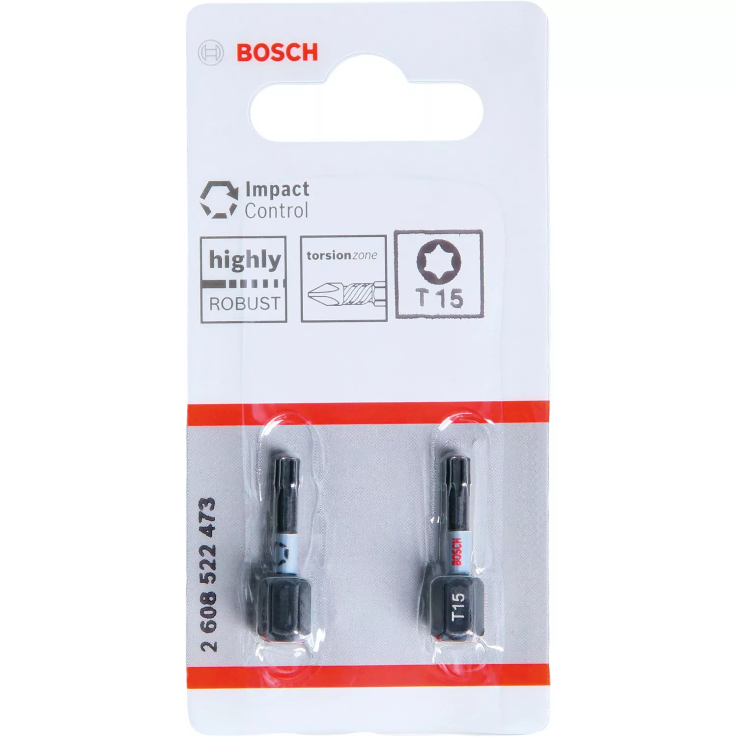 Bosch T15-Schrauberbits Impact Control 2-teilig günstig online kaufen