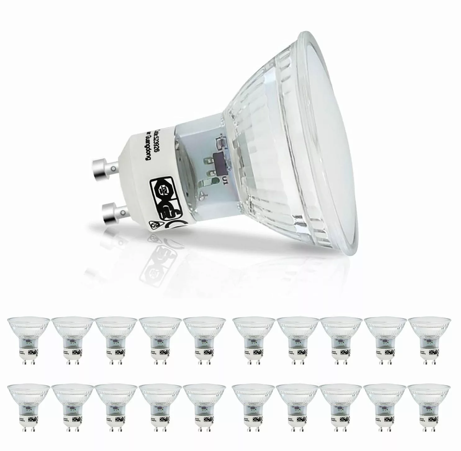 ZMH LED-Leuchtmittel GU10 Warmweiß Glühbirne Einbaustrahler günstig online kaufen