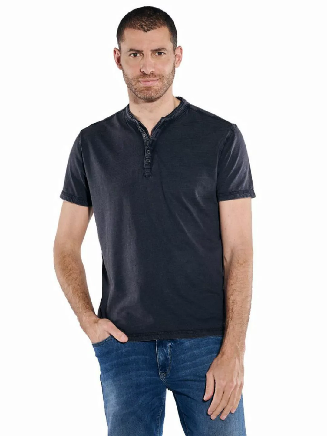 Engbers T-Shirt Henley-Shirt uni günstig online kaufen