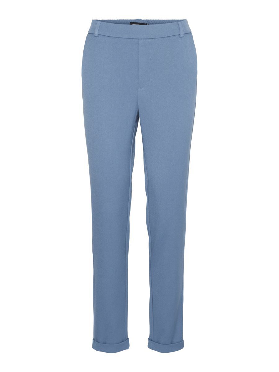 VERO MODA Taillierte Mid-rise Hose Damen Blau günstig online kaufen