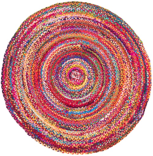 morgenland Wollteppich »Sisalteppich Teppich Indigo Stripy«, rund günstig online kaufen