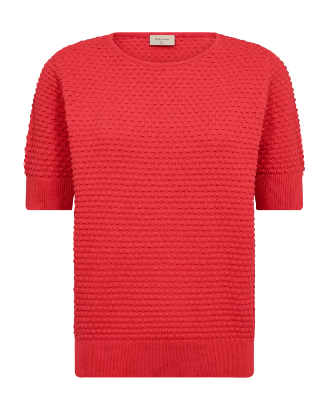 FREEQUENT Kurzarmpullover FQDODO-PU-DOTTIE-SS mit schöner Struktur günstig online kaufen