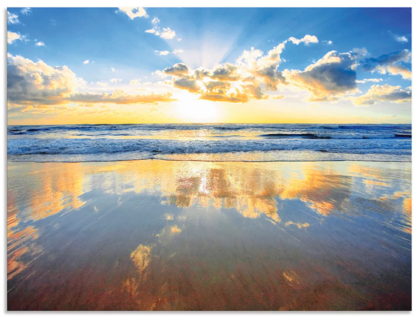 Artland Wandbild »Sonnenaufgang über dem Ozean«, Himmel, (1 St.) günstig online kaufen