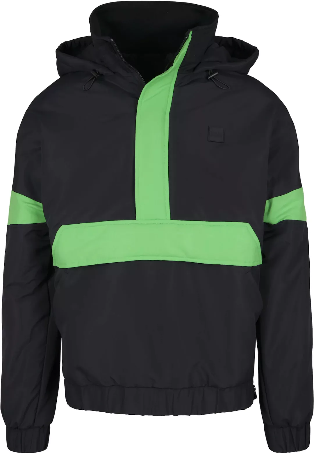 URBAN CLASSICS Allwetterjacke "Urban Classics Herren 3-Tone Neon Mix Pull O günstig online kaufen