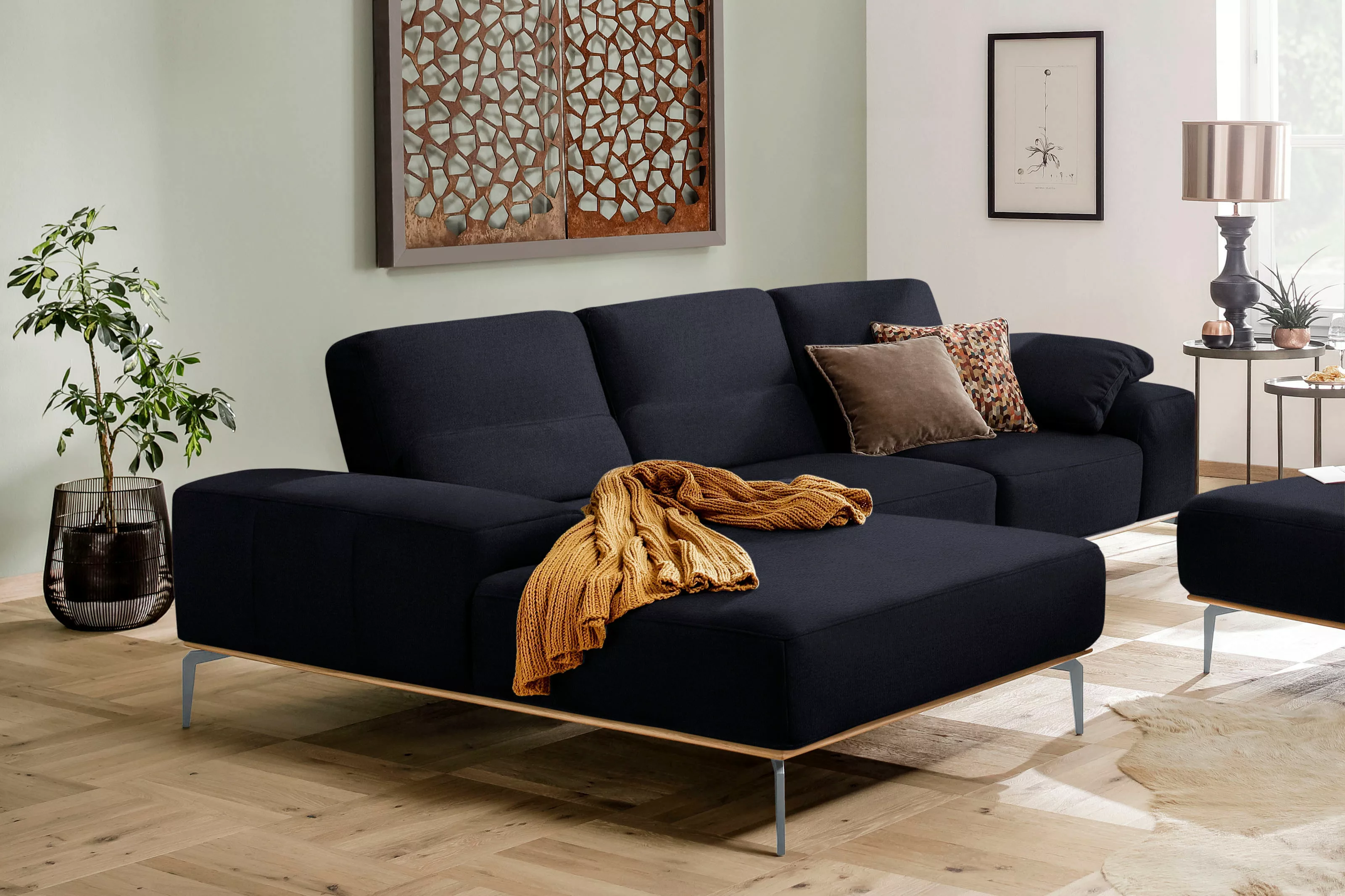 W.SCHILLIG Ecksofa "run, Designsofa mit tollem Sitzkomfort, bequem, L-Form" günstig online kaufen