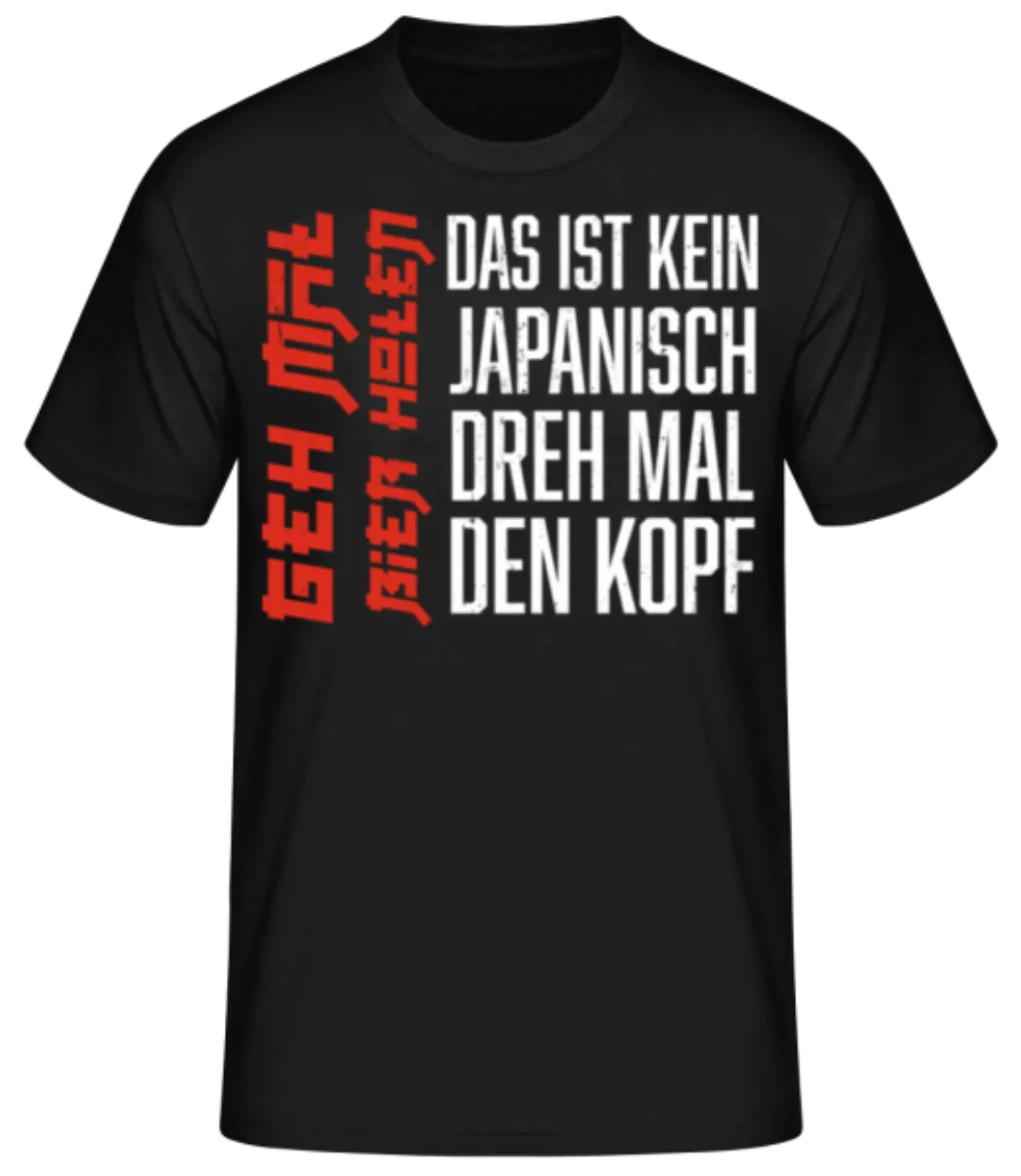 Kein Japanisch Bier Holen · Männer Basic T-Shirt günstig online kaufen