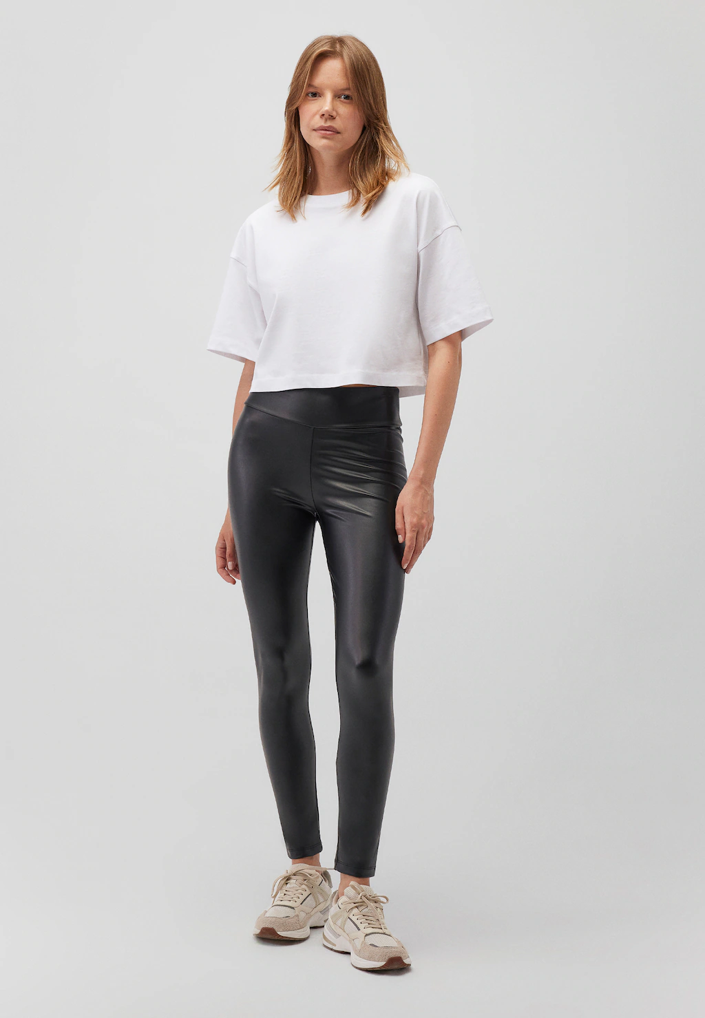 Mavi Leggings "LEATHER LOOKING LEEGGINGS", Lederoptik Leggings günstig online kaufen