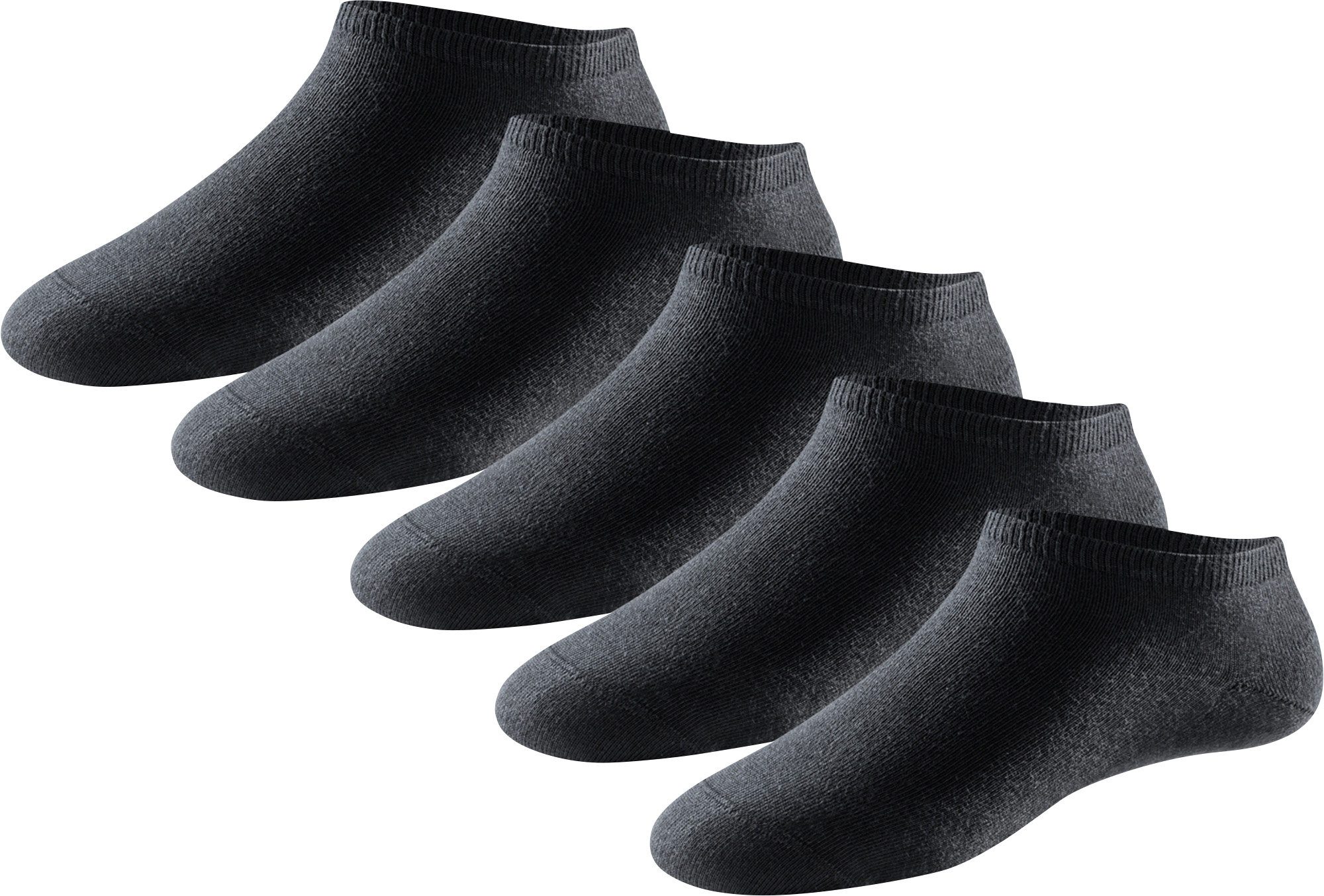 Schiesser Sneakersocken Herren-Sneaker-Socken 5 Paar Uni: günstig online kaufen