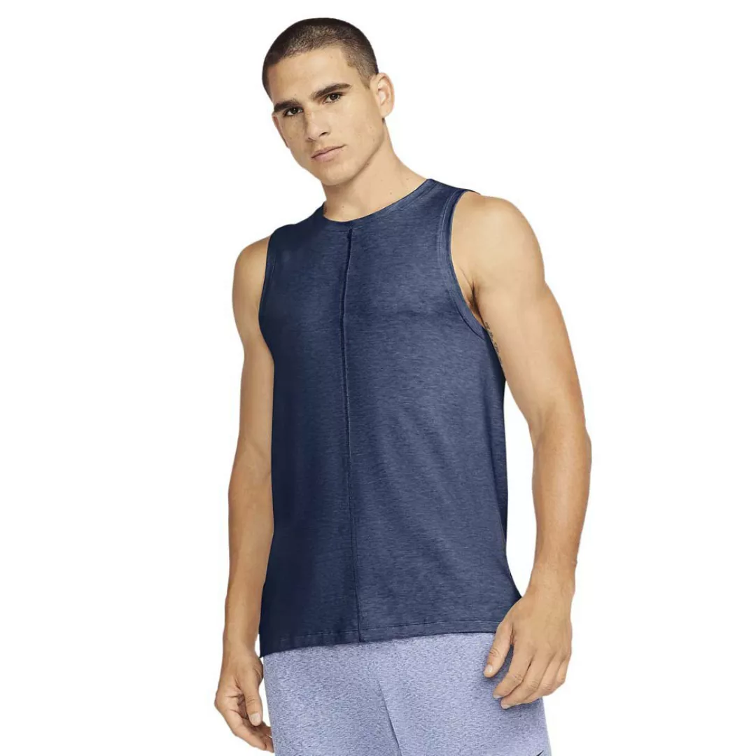 Nike Yoga Ärmelloses T-shirt S Midnight Navy / Ashen Slate / Black günstig online kaufen