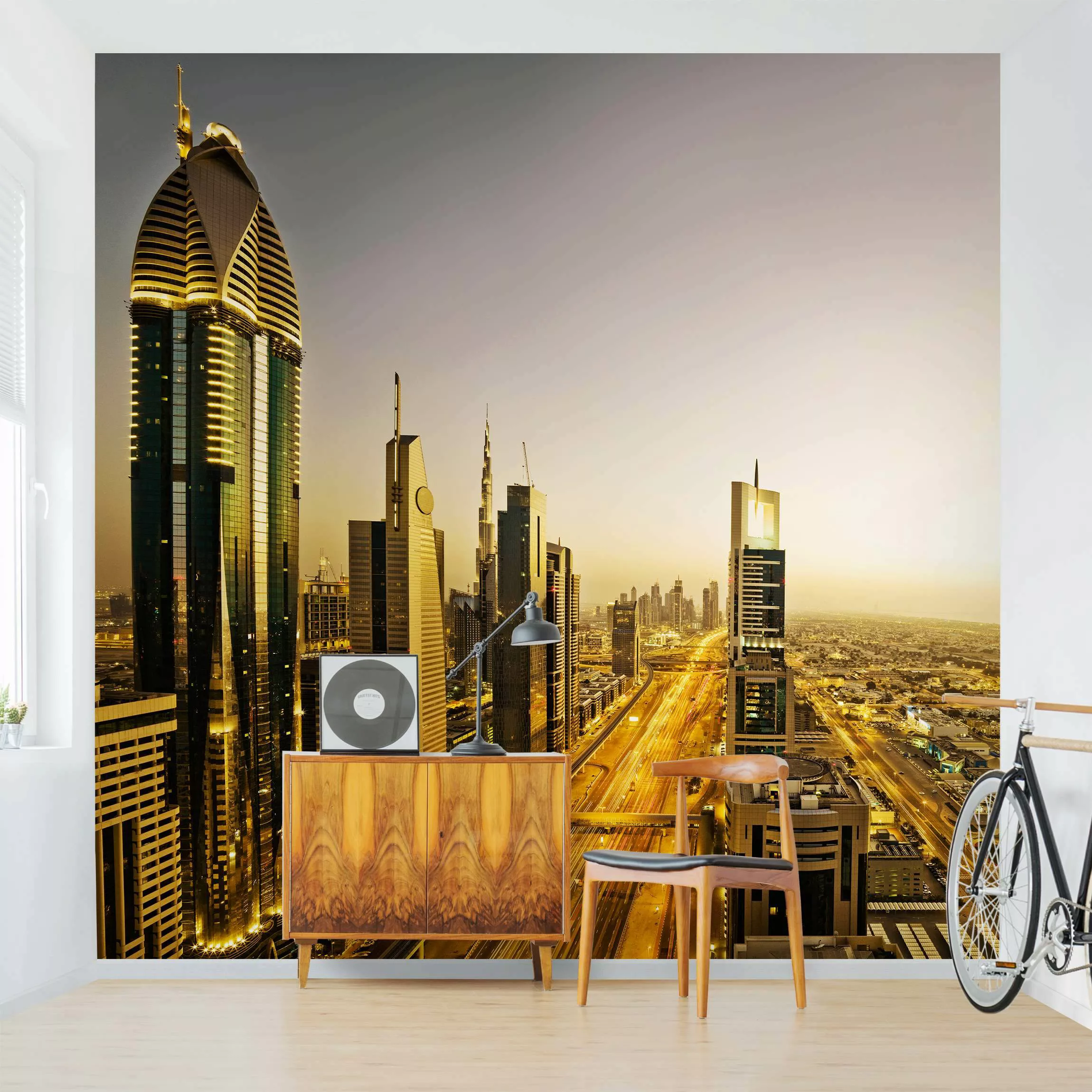 Fototapete Goldenes Dubai günstig online kaufen