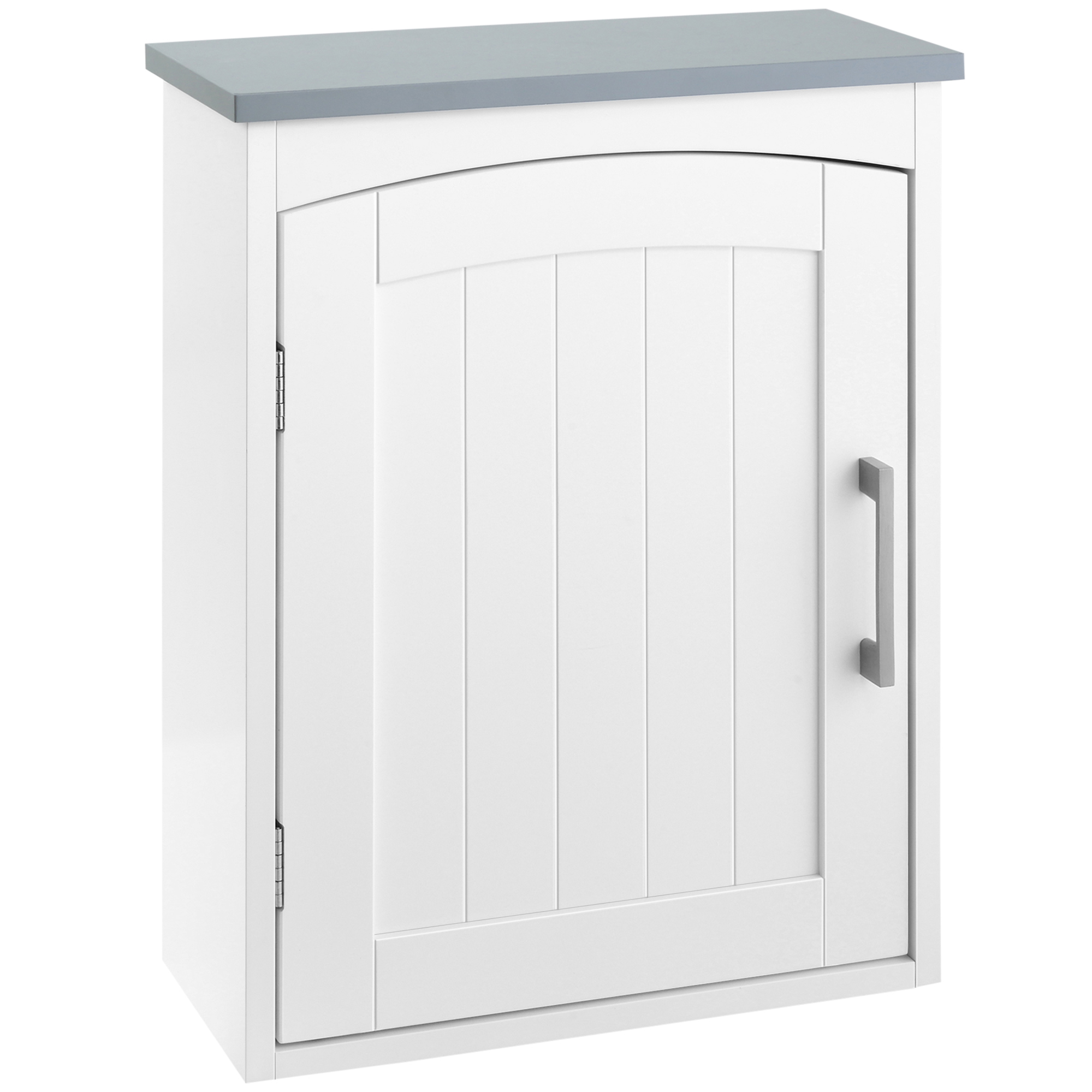 kleankin Wandmontierter Badezimmerschrank mit verstellbarem Regal - 41 x 18 günstig online kaufen
