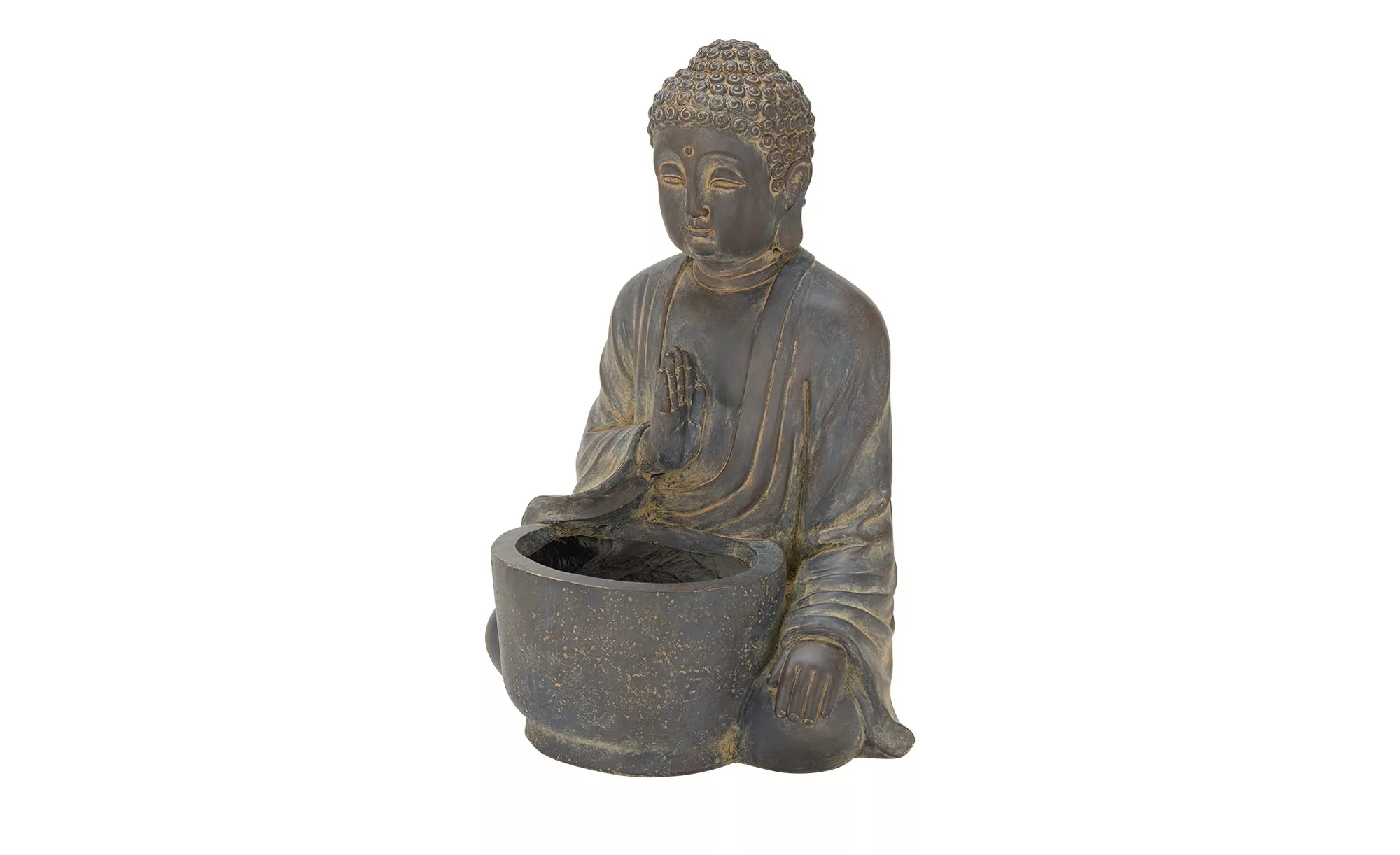 Übertopf  Buddha ¦ braun ¦ Magnesia ¦ Maße (cm): B: 34,5 H: 50 T: 31 Access günstig online kaufen