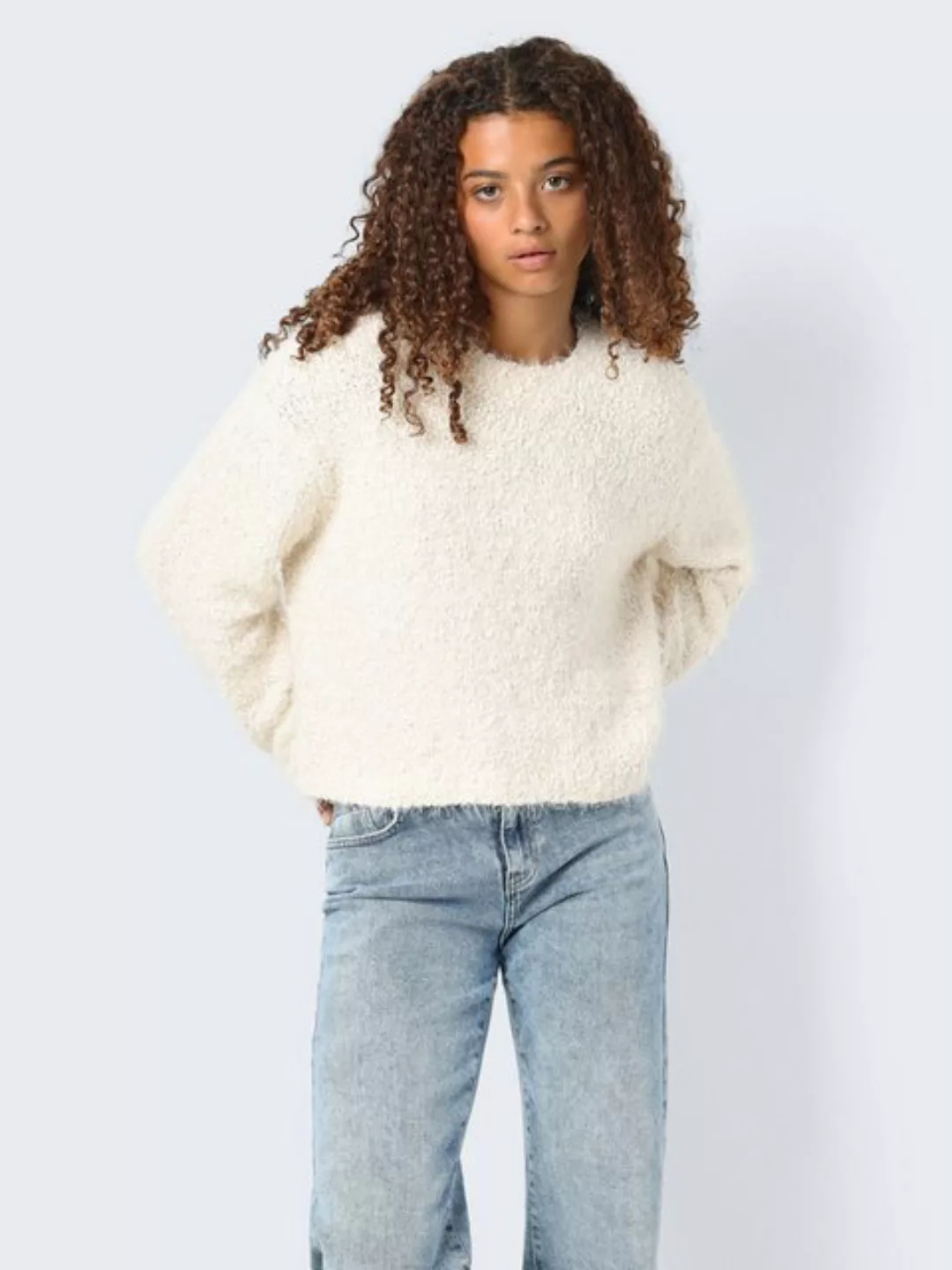 Noisy may Strickpullover Strickpullover Relaxed Fit flauschiger Stoff 8209 günstig online kaufen