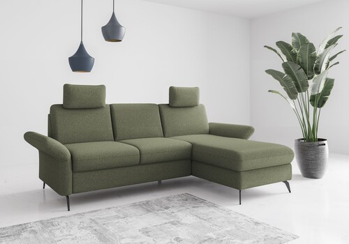 Home affaire Ecksofa "Rochelle", wahlweise mit Bettfunktion, Bettkasten und günstig online kaufen
