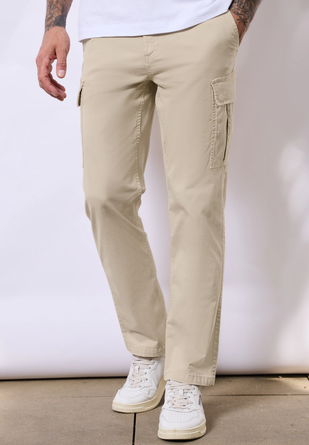 STREET ONE MEN Cargohose, Middle Waist günstig online kaufen