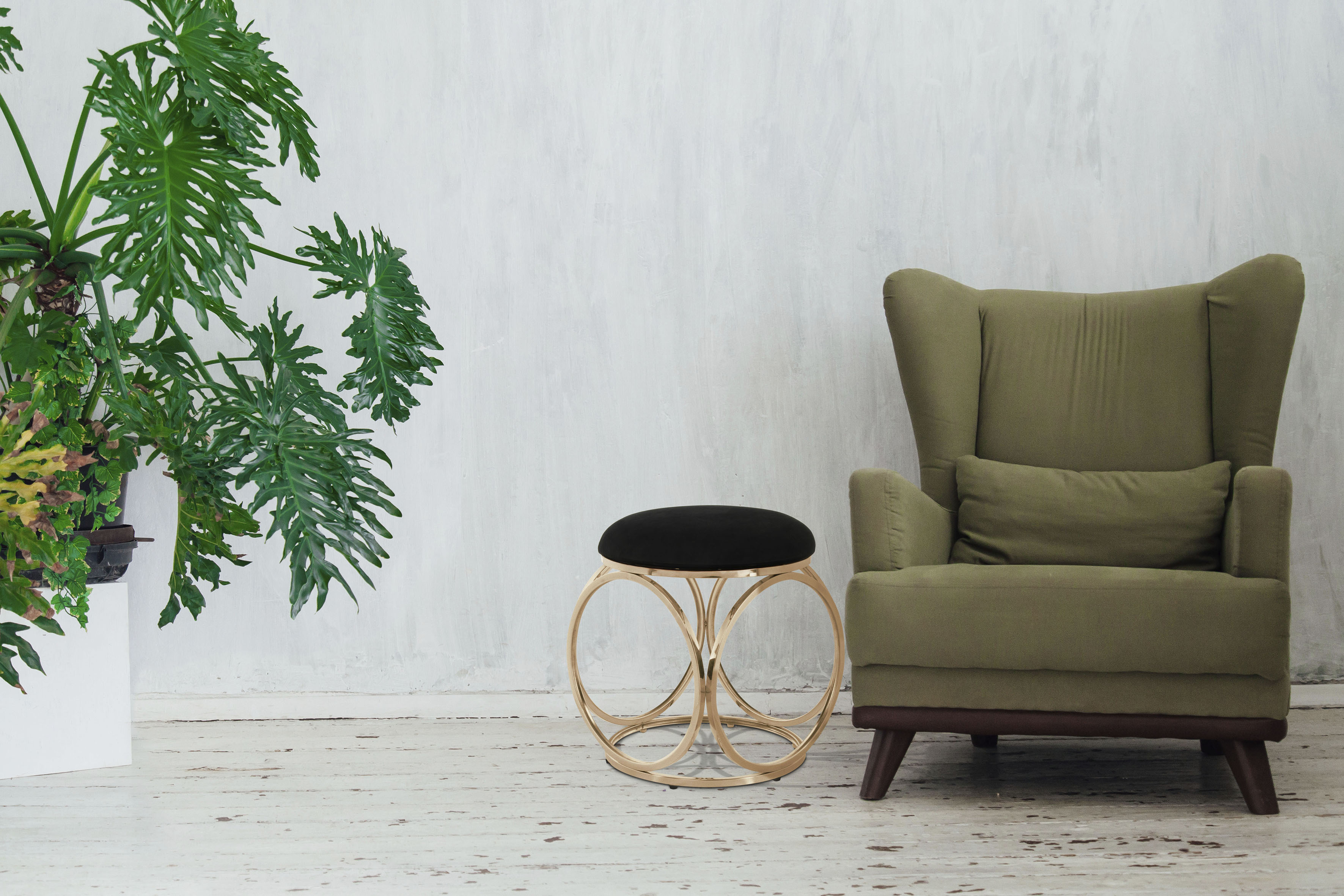 Kayoom Sitzhocker "Hocker Whitney 325,Hocker mit offenem Design, Gestell au günstig online kaufen