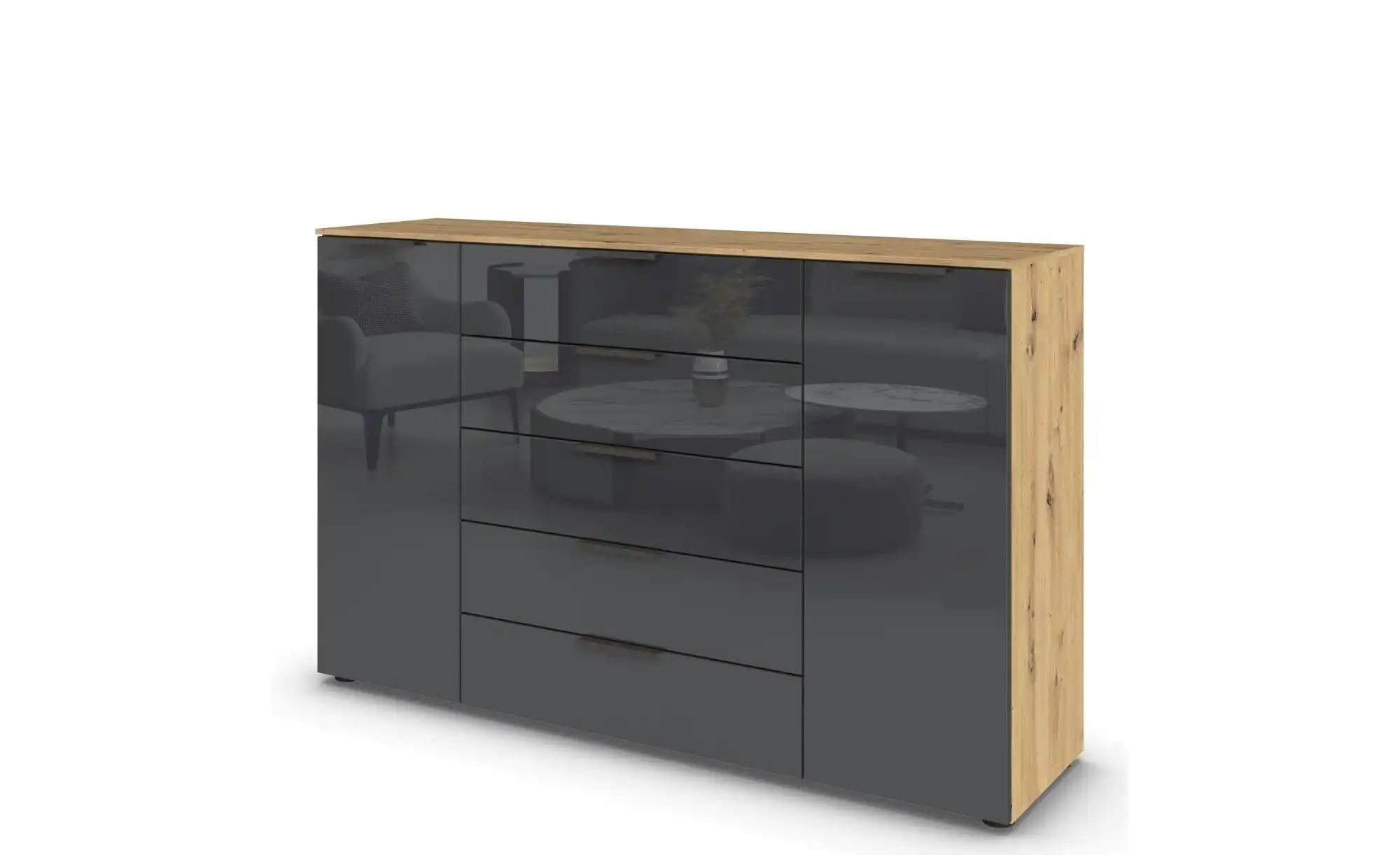 Sideboard ¦ holzfarben ¦ Maße (cm): B: 160 H: 100 Kommoden & Sideboards > S günstig online kaufen