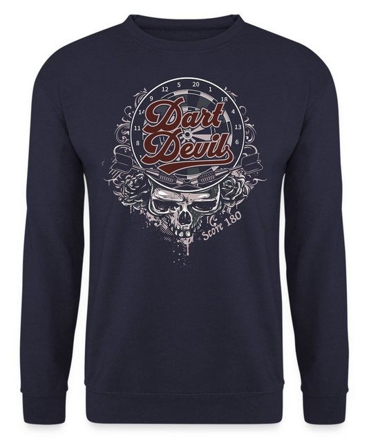 Quattro Formatee Sweatshirt Dart Devil 180 - Dartscheibe Dartpfeil Dartspie günstig online kaufen