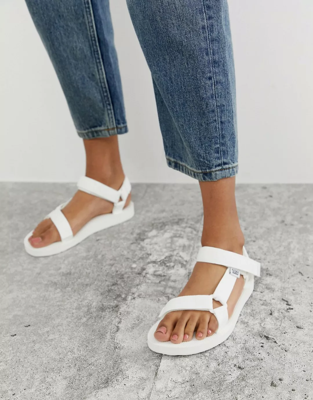 Teva – Original Universal – Weiße Sandalen günstig online kaufen