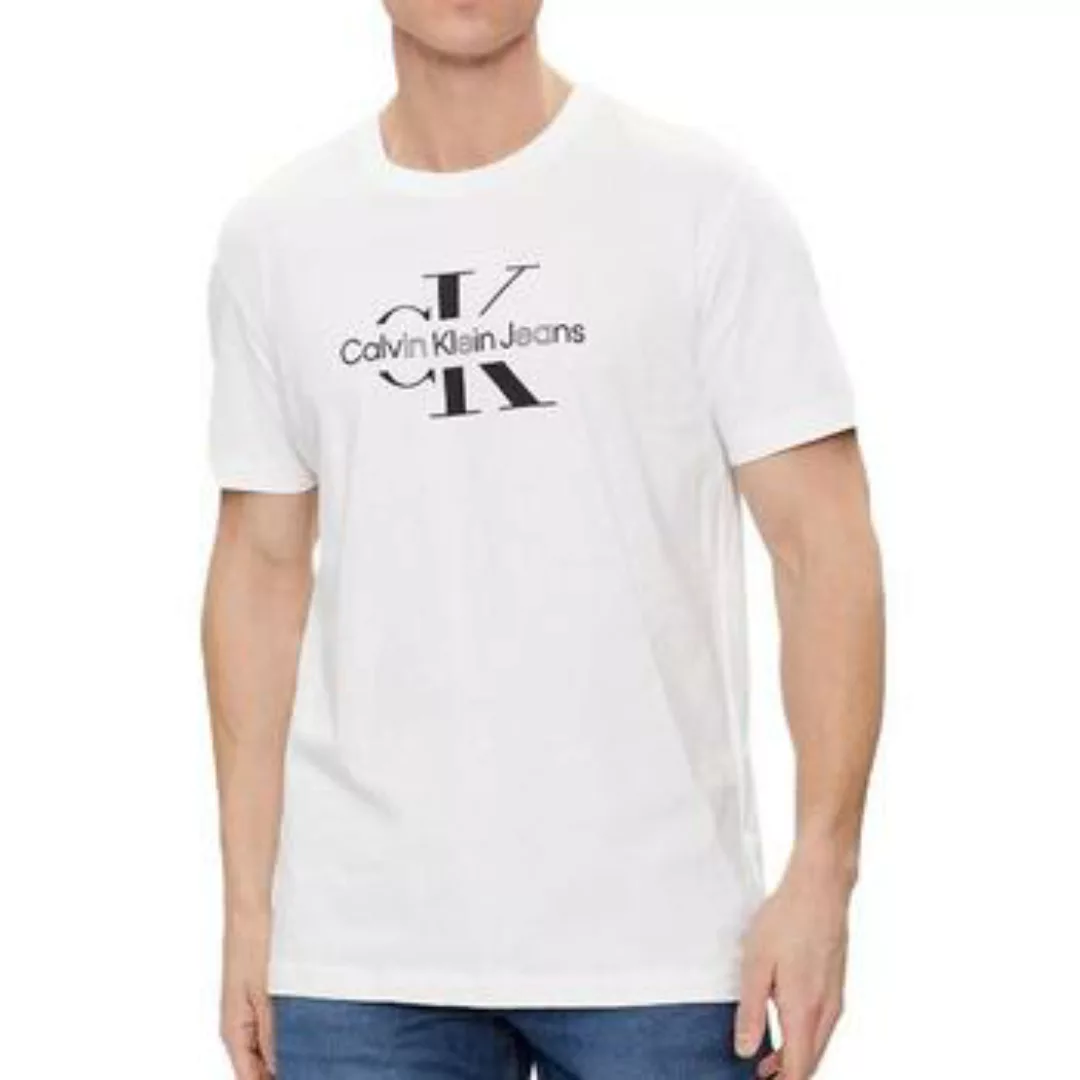 Calvin Klein Jeans T-Shirt "DISRUPTED OUTLINE MONOLOGO TEE", mit Logodruck günstig online kaufen