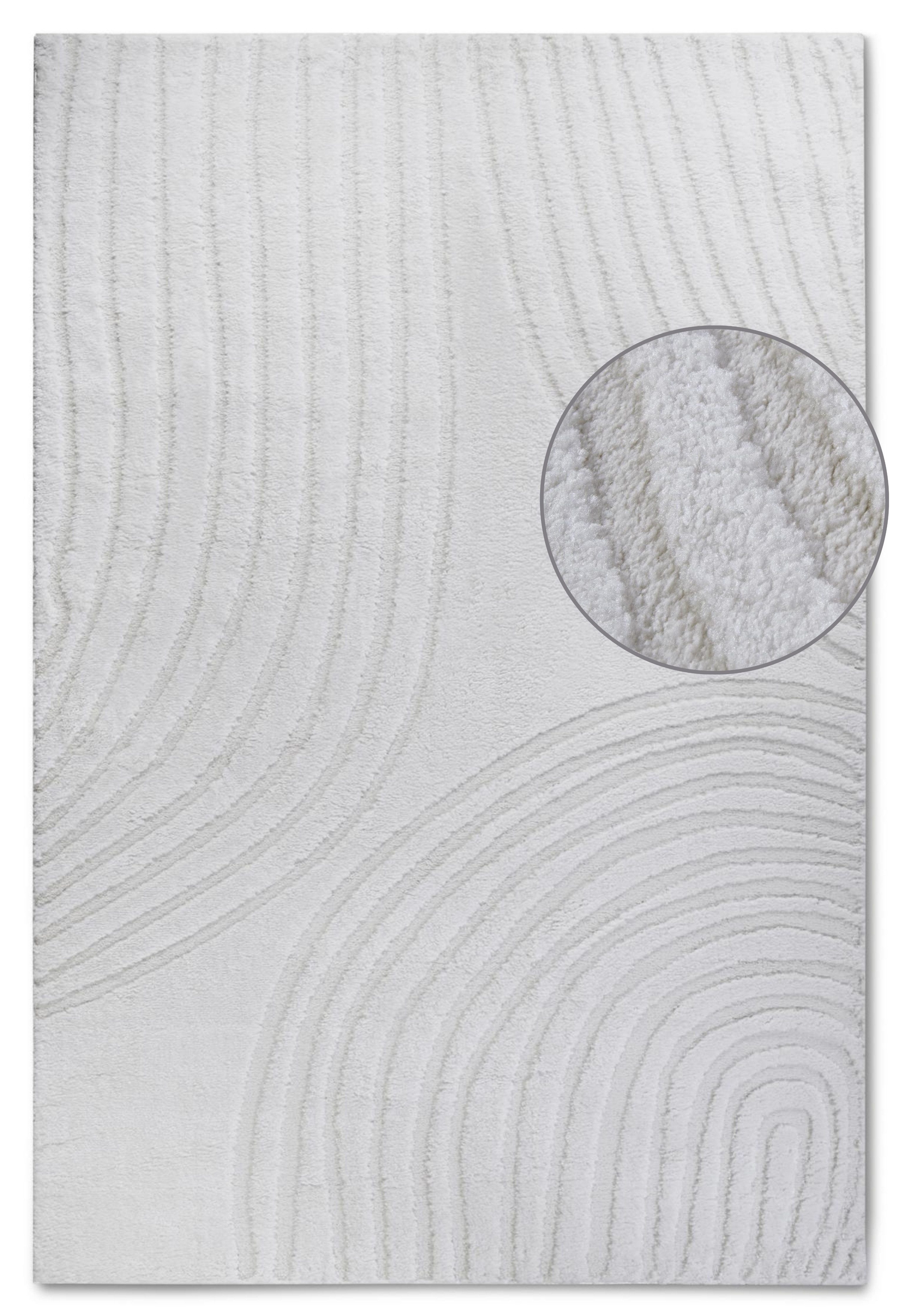 ELLE DECORATION Designteppich »Pigment«, rechteckig, 18 mm Höhe, Hochflor, günstig online kaufen