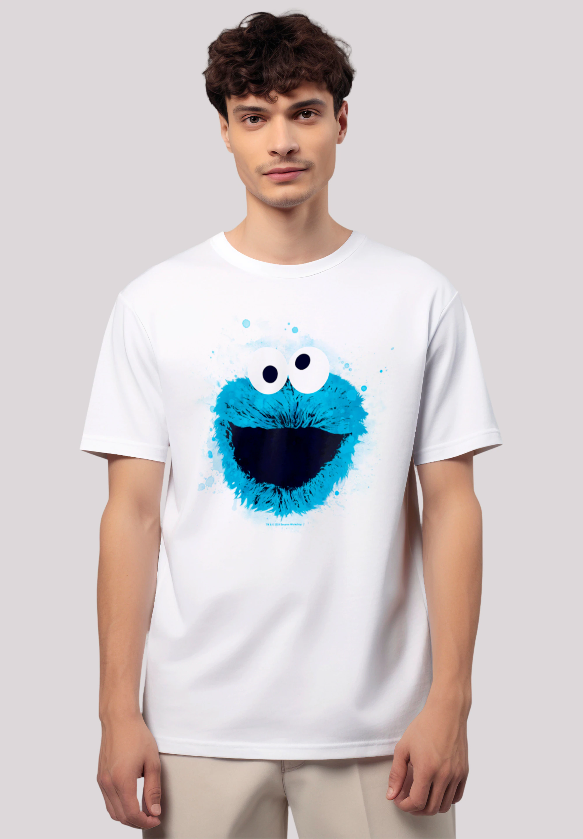 F4NT4STIC T-Shirt "Sesamstraße Cookie Monster Watercolor", Premium Qualität günstig online kaufen