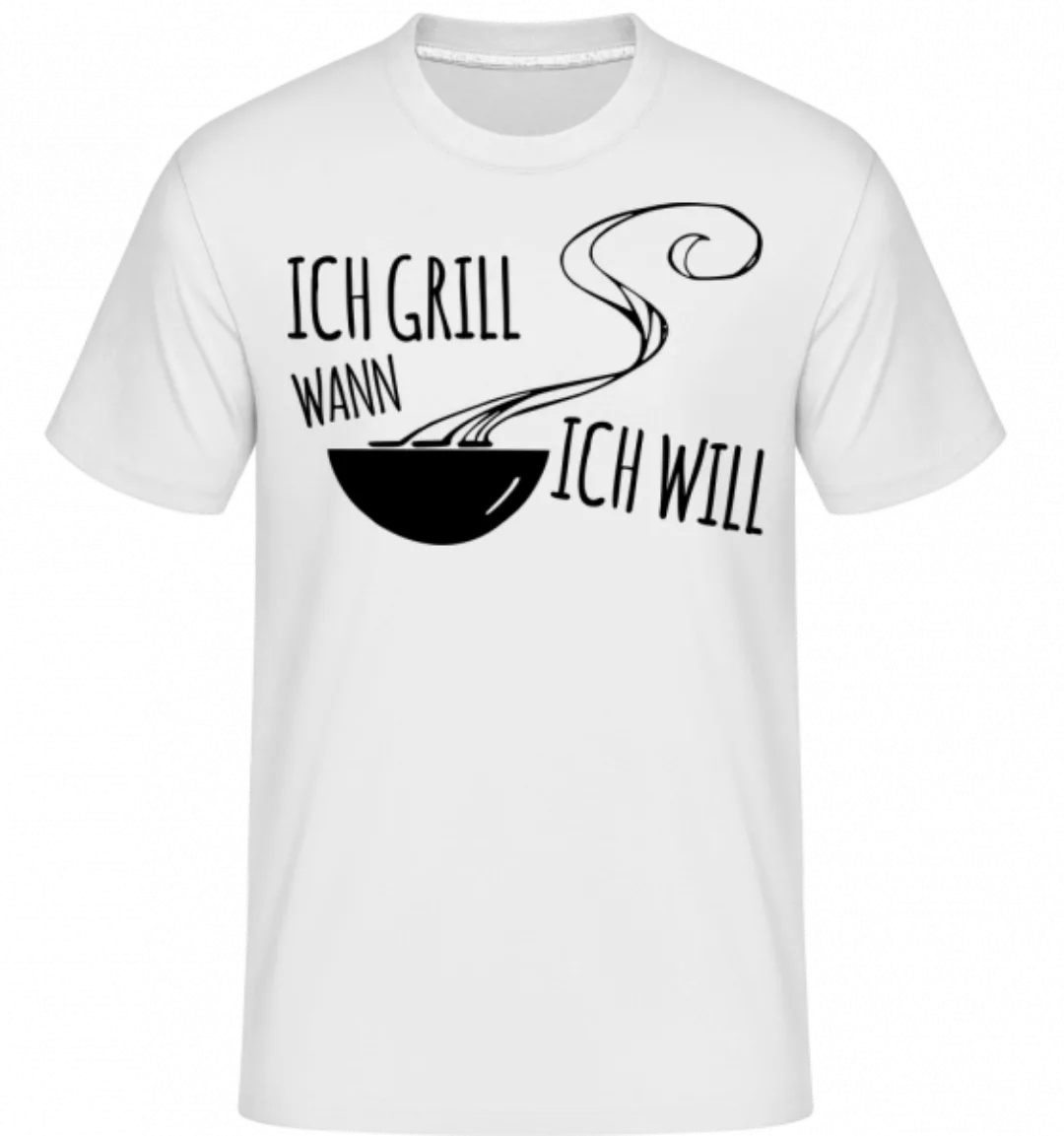 Grill Wann Ich Will · Shirtinator Männer T-Shirt günstig online kaufen
