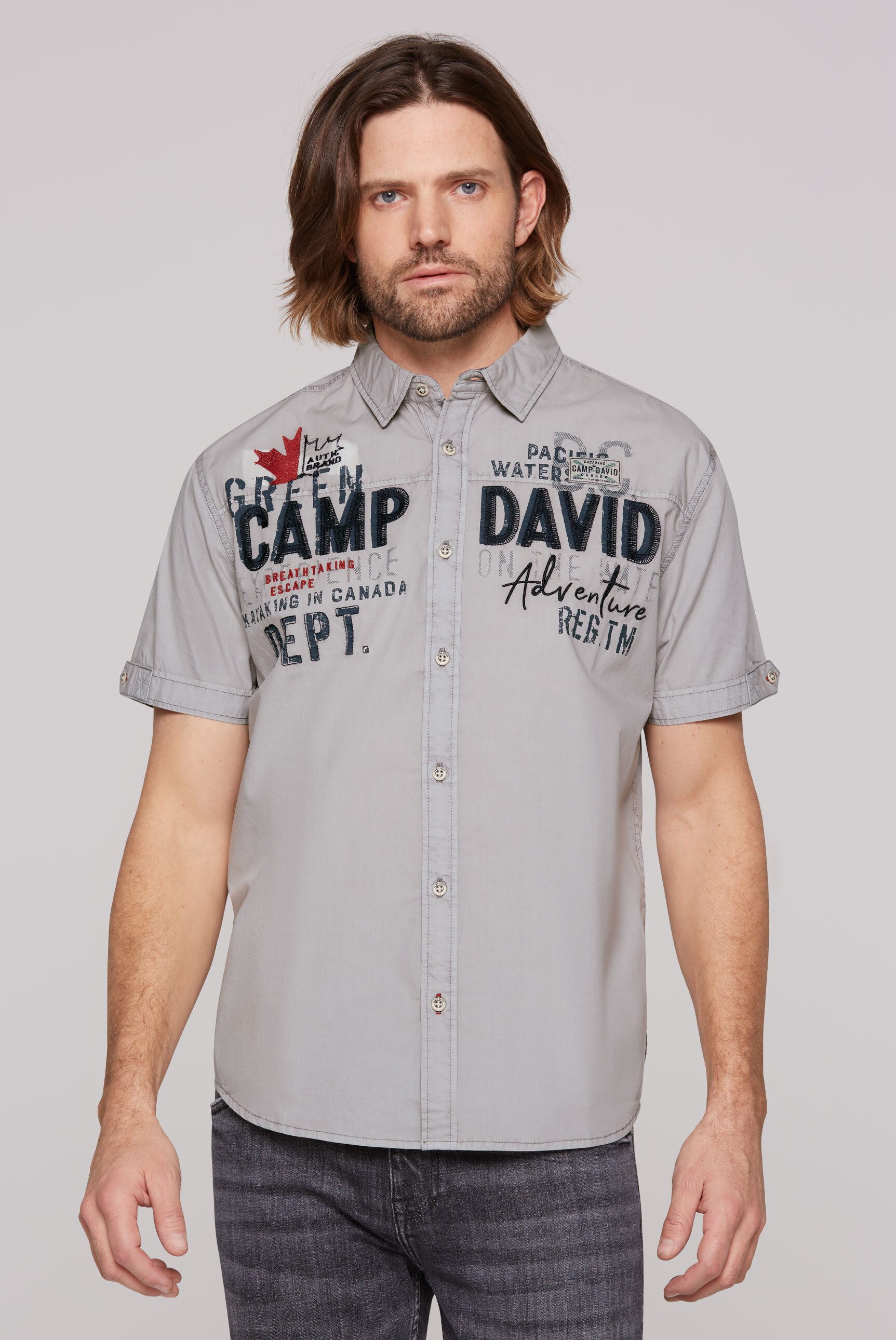CAMP DAVID Kurzarmhemd, aus Baumwolle günstig online kaufen
