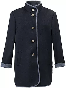 Loden-Longjacke Peter Hahn blau günstig online kaufen
