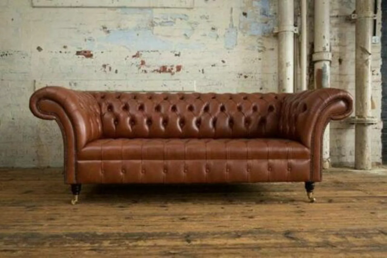 JVmoebel 3-Sitzer Chesterfield Polster Sofas Design Luxus Couch Sofa 3 Sitz günstig online kaufen