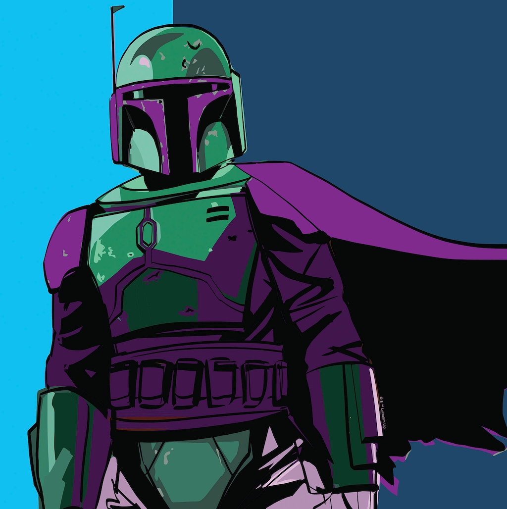 Komar Leinwandbild »Keilrahmenbild - Star Wars Cyberart by Boba Fett - Größ günstig online kaufen