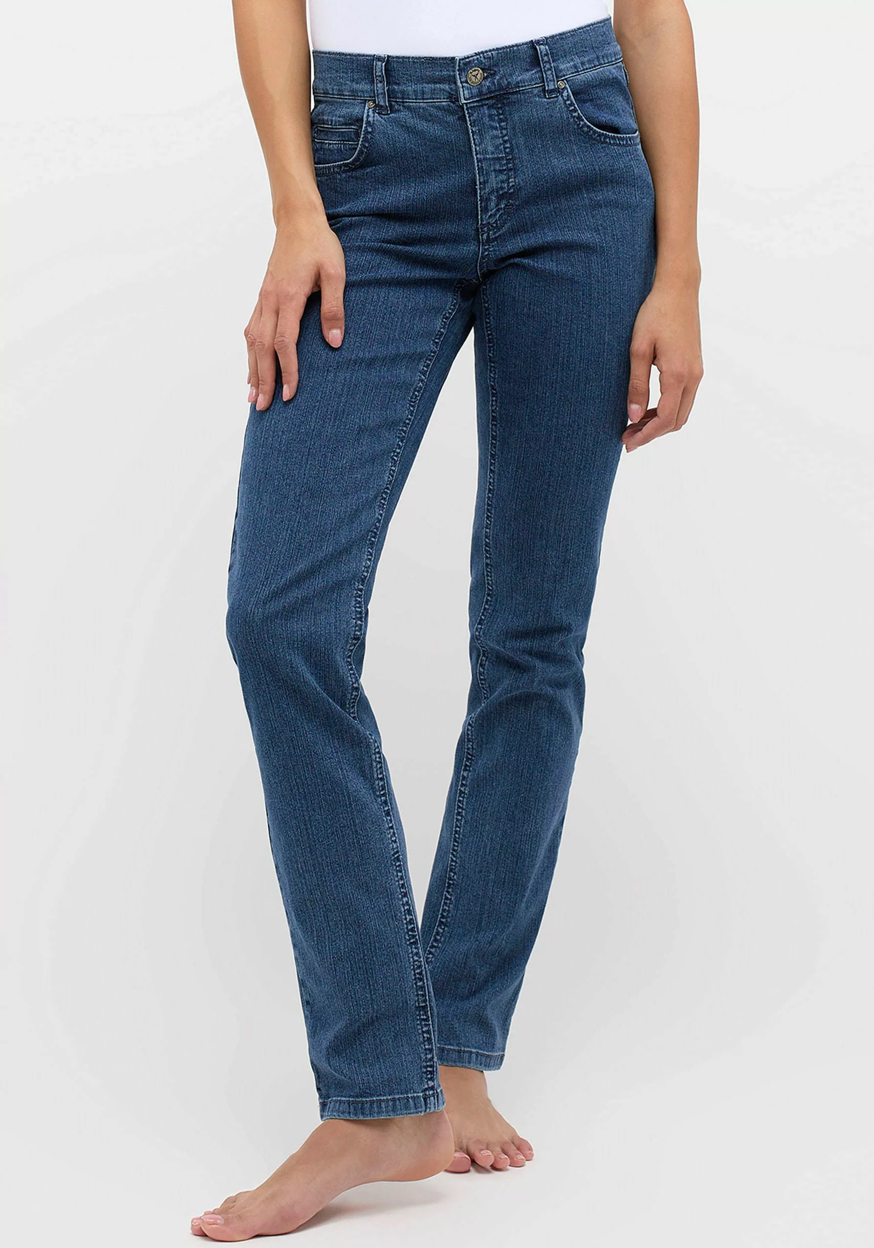 ANGELS 5-Pocket-Jeans CICI aus sportivem Denim günstig online kaufen