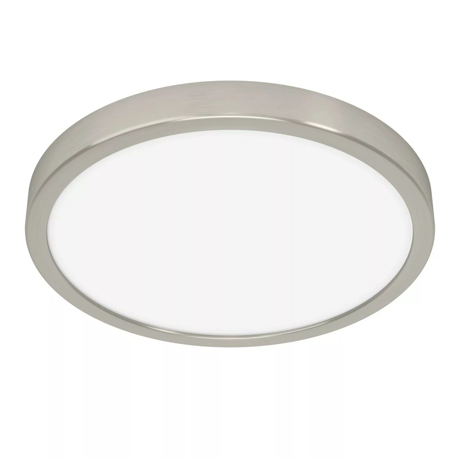 LED-Anbaupanel Fueva 5 IP20 830 nickel Ø28,5cm günstig online kaufen