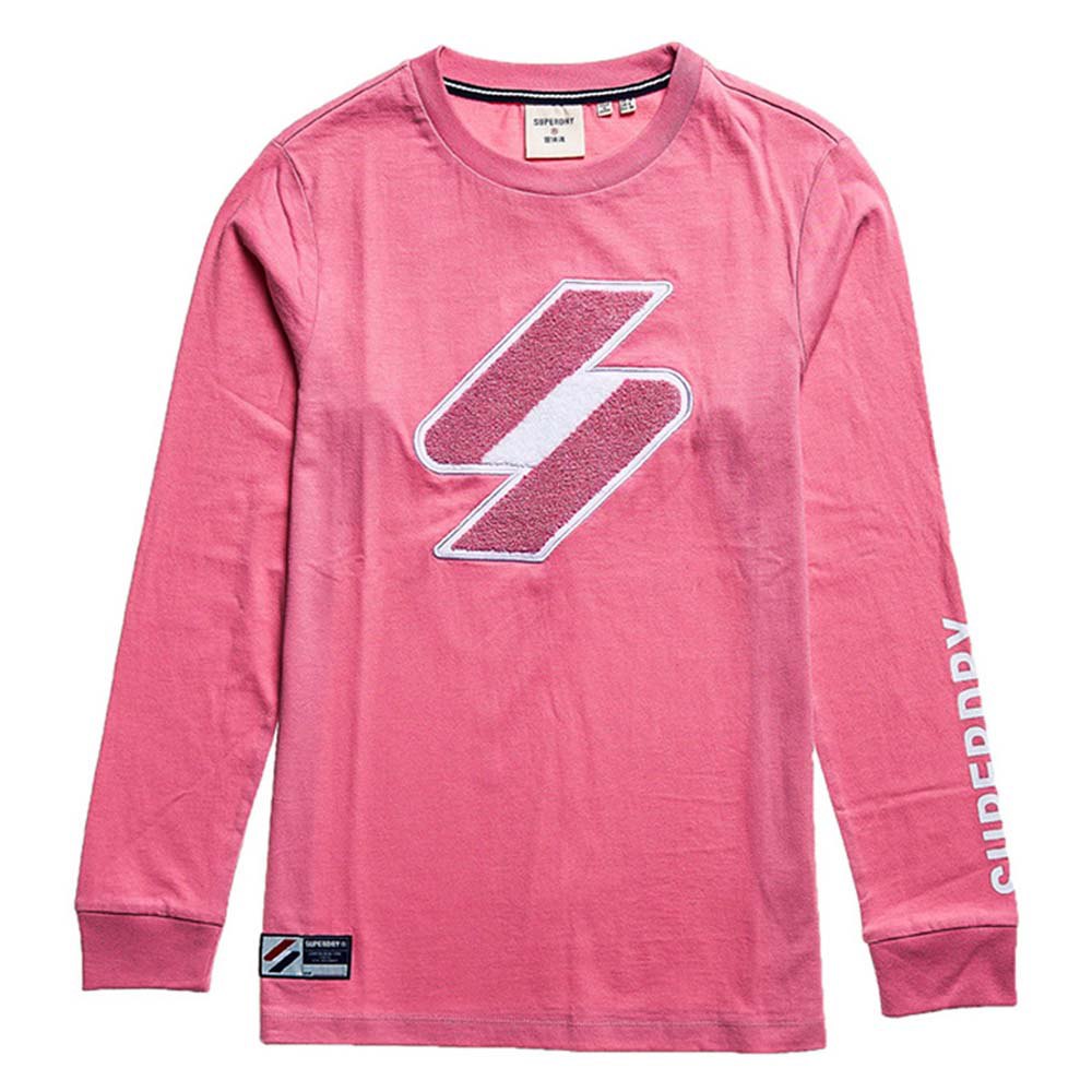 Superdry Code Logo Che Langarm-t-shirt XS Montauk Blush günstig online kaufen