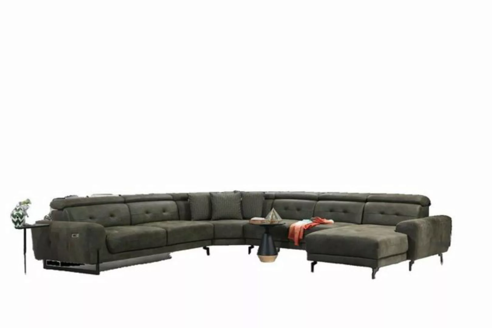 JVmoebel Ecksofa Wohnzimmer Ecksofa U-Form Luxus Möbel Modern Sofa, 6 Teile günstig online kaufen